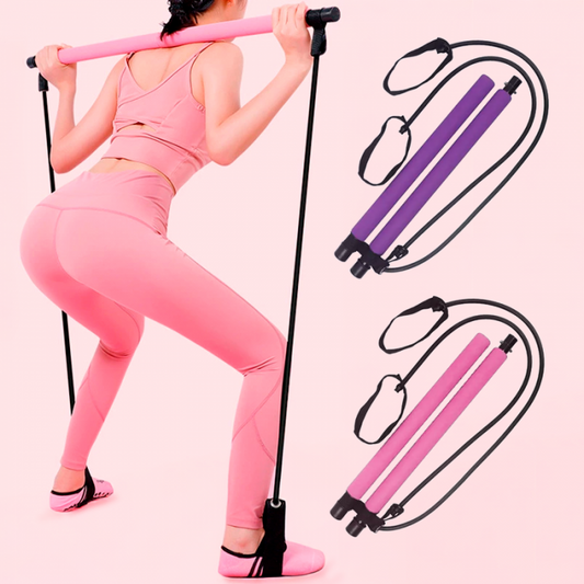 Barra De Pilates Yoga Rosa